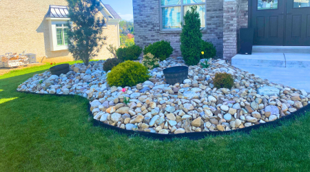Rock Installation - Larkin Landscaping